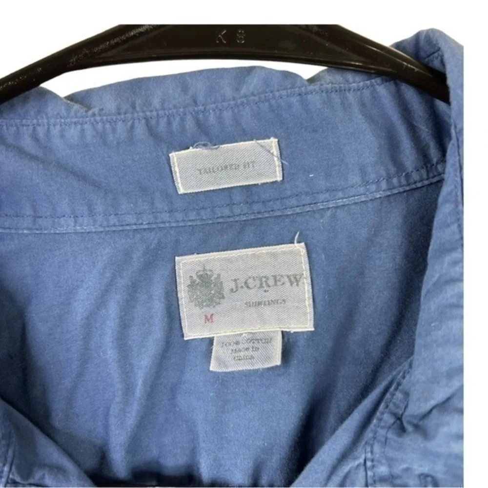 J.Crew Men Casual Shirt Buttons Down Blue Navy Sz M